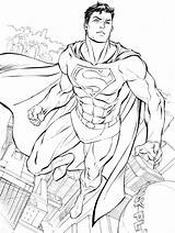 Superman Colouring Voador Coloringareas sketch template
