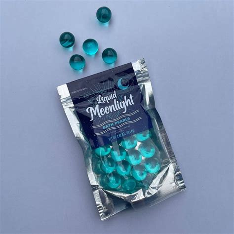 bath pearls liquid moonlight blueberry scented  nest notonthehighstreetcom