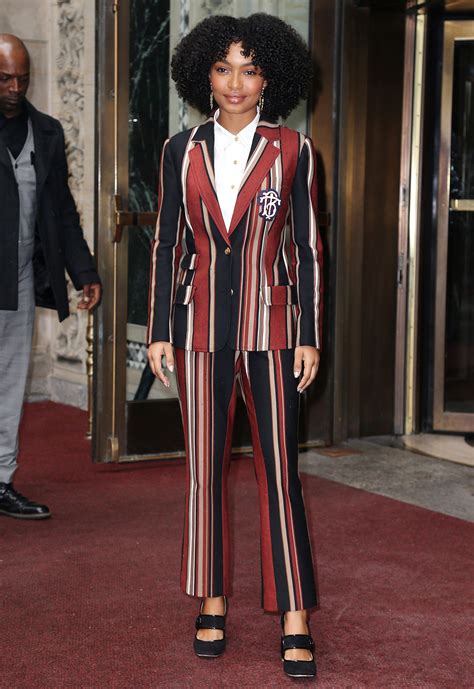 yara shahidi in a tory burch suit about her