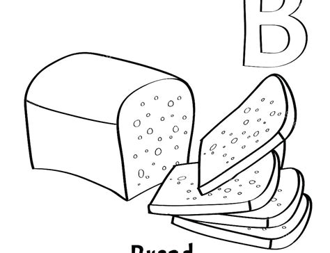 bread coloring pages coloring pages