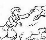 Coloriage Tintin Milou Greatestcoloringbook sketch template