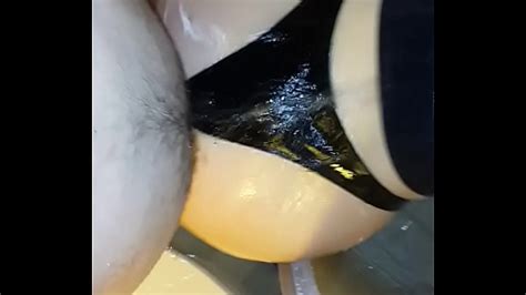 Me Fucking My Wife S Big Wet Ass In Latex Strings In