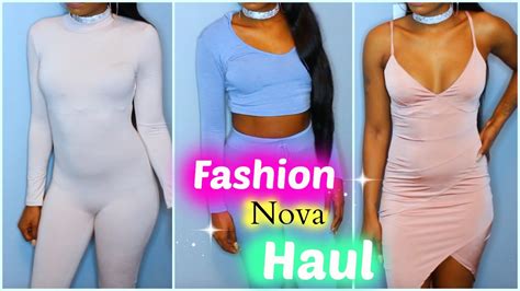 fashion nova try on haul 2017 stillglamtash youtube