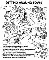 Town Coloring Around Getting Pages Worksheet Community Worksheets English Print Crayola Places Color City Get Drawings Give La Answer sketch template