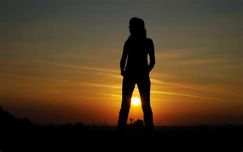 woman silhouette wallpaper wallpapersafari