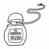 Floss Fio Dente Clipartmag Clipground sketch template