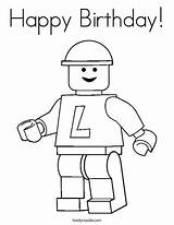 Birthday Coloring Happy Lego Pages 6th Twisty Noodle Printable Twistynoodle sketch template