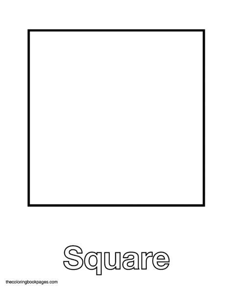 square coloring pages