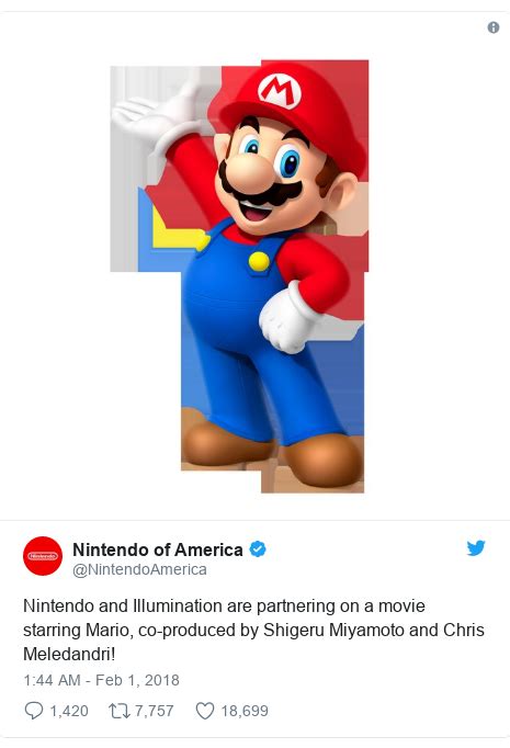 Super Mario Film Announced By Nintendo Bbc News