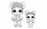 Lol Coloring Pages Surprise Confetti Pop Sisters Lil Print Colorat Fise Color Dolls Elsa Frozen sketch template