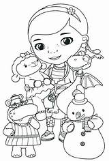 Mcstuffins Doc Coloring Pages Halloween Color Getcolorings Getdrawings Printable sketch template