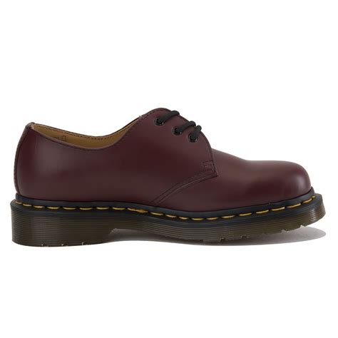dr martens unisex  cherry red smooth oxfords cherry red