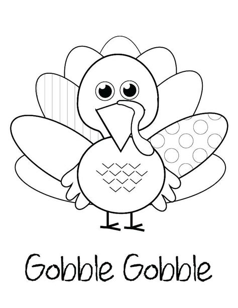cute baby turkey coloring pages