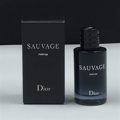 christian dior sauvage parfum ml miniature bottle