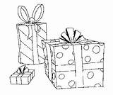 Gifts Coloring sketch template