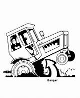Coloring Tractor Pages Farm Tipping Kids Printable Danger Sheets Vehicle Safety Colouring Honkingdonkey Activity Tractors Vehicles Fun Great sketch template
