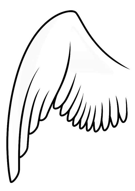 coloring page left wing  printable coloring pages img