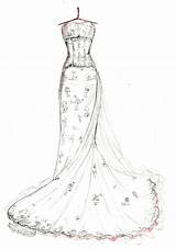 Dresses Coloring Wedding Ball Pages Dress Gown Gowns Drawings Drawing Printable Prom Sketches Designer Getdrawings Fashion Own Popular Educativeprintable sketch template