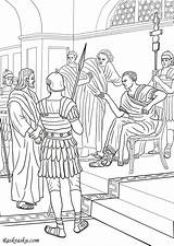 Pilate Pontius Coloring sketch template