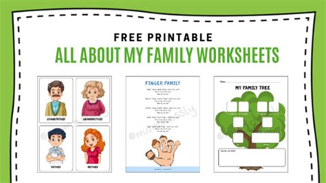 printable    family worksheets httpstribobotcom