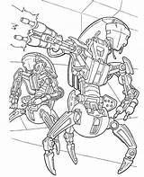 Wars Star Coloring Robots Pages Droideka Droid Destroyers Ready Fire Pages2color Topcoloringpages Sheet Color Dark Side Destroyer Sheets Army sketch template