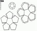 3d Sided Polyhedron Twelve sketch template