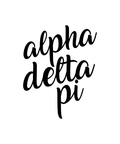 Alpha Delta Pi Script Relaxed V Neck Graphic Tee Adpi Tee Relaxed