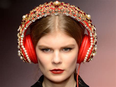Dolce And Gabbana’s Embellished Headphones Can Be Yours For 7 000 The