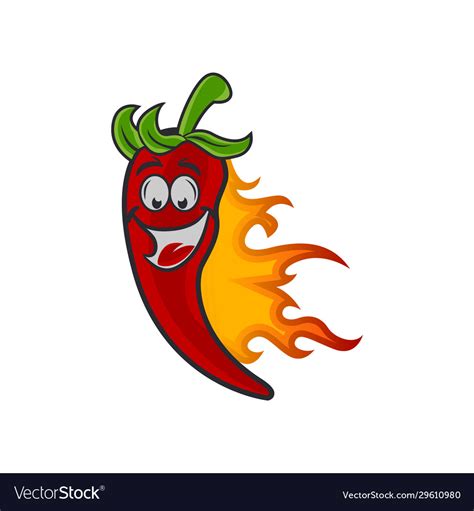 spicy chili pepper clip art cartoon  simple vector image