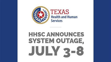important upcoming texas hhsc systems outage july   simple  netsmart solution