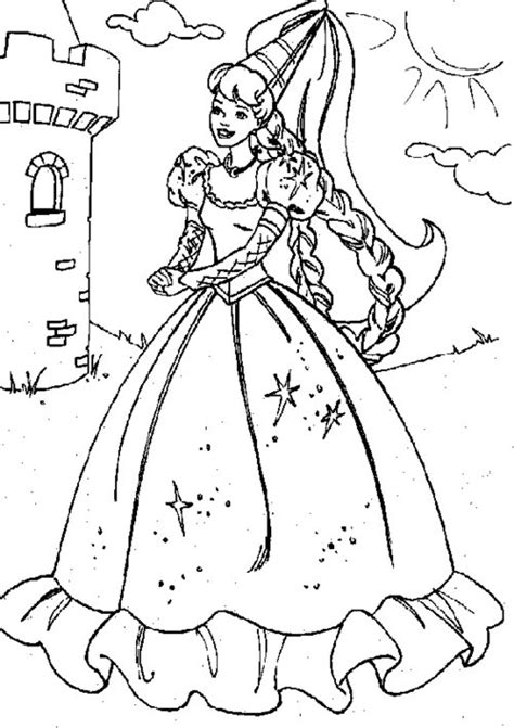 printable barbie princess coloring pages disney coloring pages