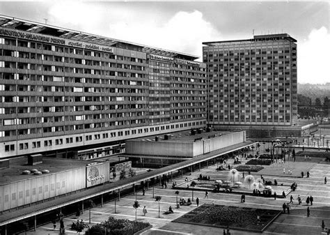 dresden ddr  concrete buildings brutalist buildings brutalist