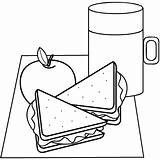 Cafeteria sketch template