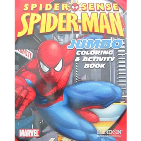 spider man spider sense giant coloring and activity book 1ct