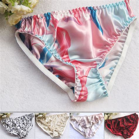 100 Silk Panties Female Pure Silk Briefs Xxl Plus Size In Briefs From