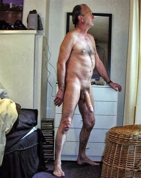 old man grandpa big bulge