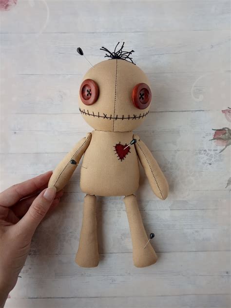 voodoo doll sewing pattern goth decor tutorial creepy cute  etsy