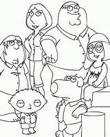 Guy Family Pages Coloring Coloring4free Characters Printable Related Posts sketch template