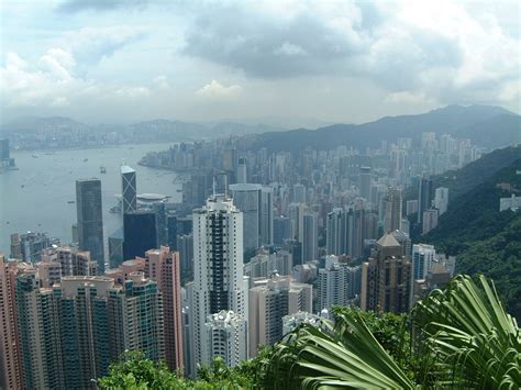 asisbiz hong kong  peak victoria peak panoramic views sep