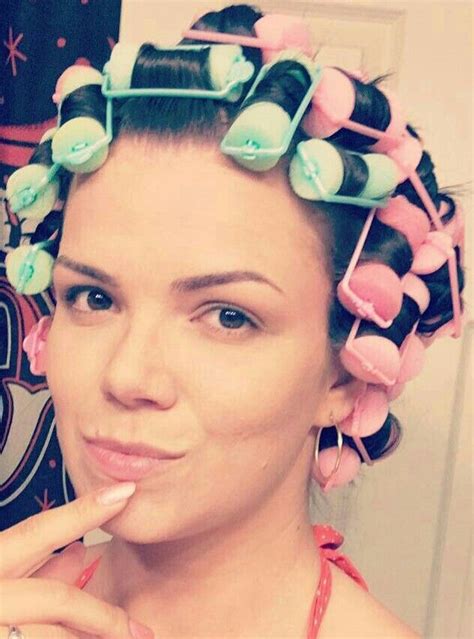 Pin By Her Cuck On Sexy In Curlers Hair Rollers Foam Curlers Hair