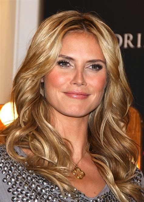 Heidi Klum Launches Her Make Up Collection At Victoria S