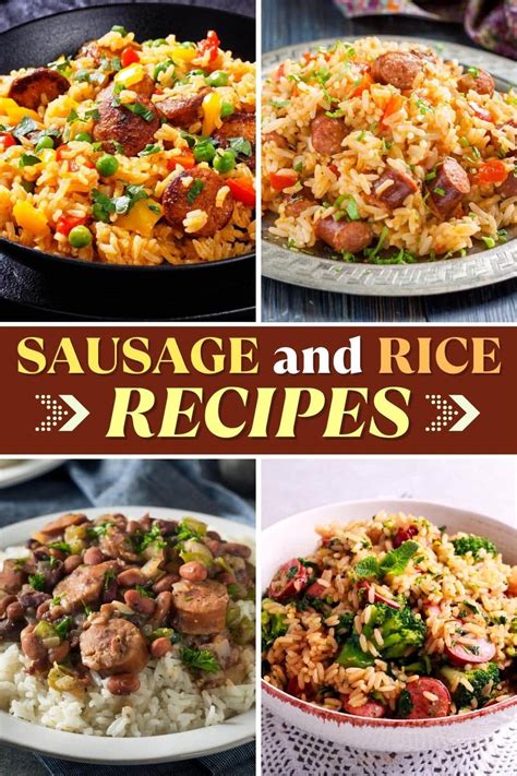 easy sausage  rice recipes  dinner insanely good