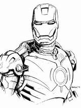 Iron Man Coloring Color Kids Pages Print Printable Beautiful sketch template