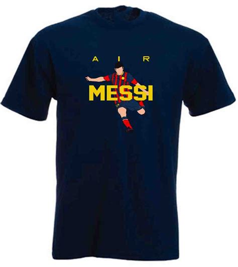 Navy Lionel Messi Barcelona Air New T Shirt Stellanovelty