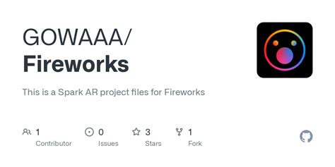 github gowaaafireworks    spark ar project files  fireworks