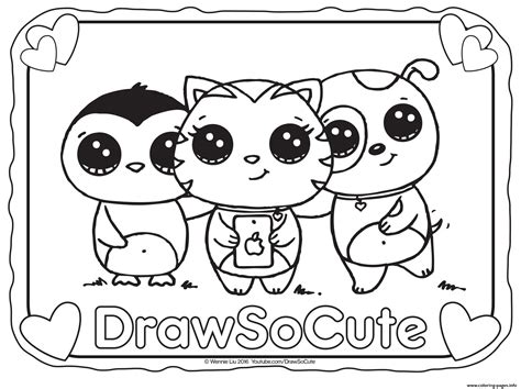 draw  cute coloring pages christmas    color