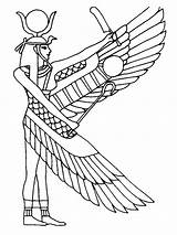 Isis Egypte Egipat Coloriage Egyptien Deity Colorier Coloriages Bojanke Egipcios Tatouage Ancienne Anubis Designlooter Momjunction Sphinx Decu Cleopatra Egipcio sketch template