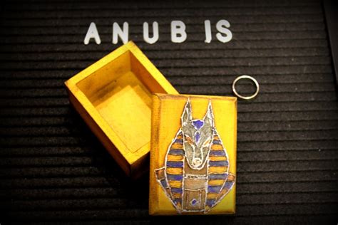 Anubis Ring Box Anubis God Of Death Egyptian Box Pagan Goddess Etsy