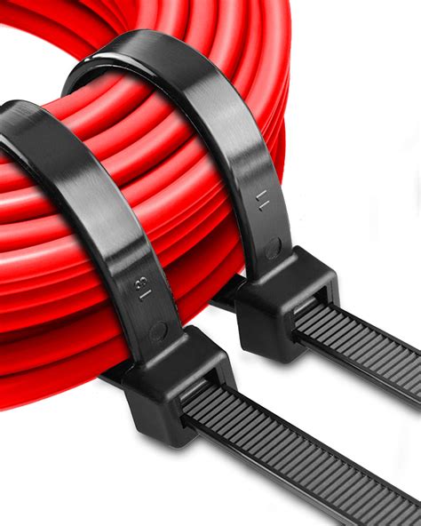 buy long zip ties heavy duty   uv resistant lbs cable tie wraps black industrial zip