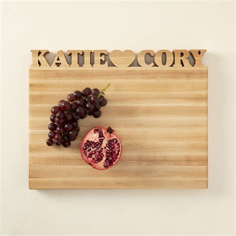 personalized cutting board personalized gifts uncommongoods
